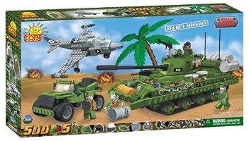 COBI Small Army Secret Mission Set Includes Tank, Fighter Plane