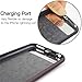iPhone 6 Plus/ 6s Plus Silicone Battery Case, Ultra Slim NOHON 2800mAh Portable Extended Backup Smart Phone Charging Case/ Charger Cover for Apple iPhone 6 Plus/ 6s Plus (Black)