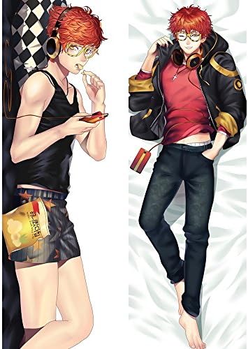 Funlife store Anime Mystic Messenger Hugs Pillow Case Hug Pillow Cover Manga Cosplay Long Hugging Body Peach Skin Pillowcase