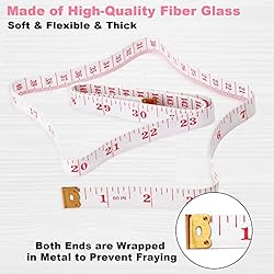 6 Packs Soft Body Tape Measure Measuring Tape for