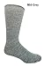 96% Merino Wool Non-binding Casual Socks (3 Pairs) in Black M (mens 4-8)(womens 5-9)