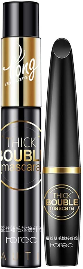 AchidistviQ Women Long-Lasting Non-Smudge Fiber Eyelash Lengthening Mascara Makeup Cosmetic