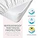 Shloofee Mattress Protector | Waterproof | Hypoallergenic | Protects Against Dust Mites, Bacteria, Sweat & Other Fluids | Soft & Breathable Terry Cotton | For Queen Size Mattresses | 60” x 80”
