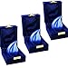 Small Keepsake Urns Set of 3 - Mini Cremation Urns for Ashes - Fits a Small Amount of Cremated Remains - Display Burial at Home or Office (Blue Tears Mini Urn Decor, Brass Material