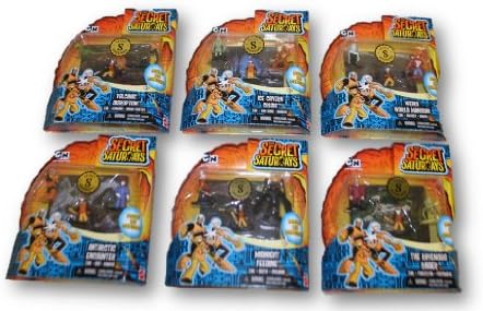The Secret Saturdays Gift Pack "Weird World Mansion" Ice Cavern Crisis" "Volcanic Disruption" Antartic Encounter" "The Ravenous Raider" &amp; "Midnight Feeding"