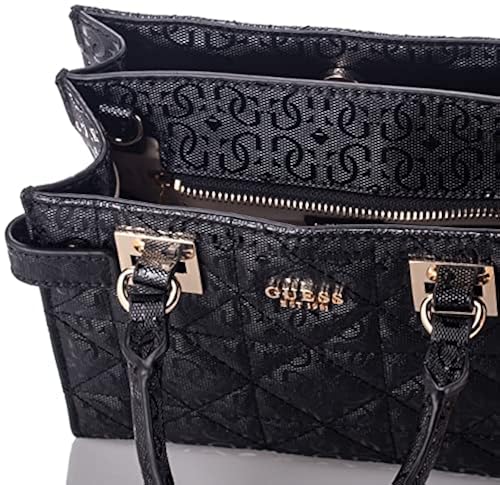 GUESS womens Malia Mini Satchel, Black, one size US in Bahrain