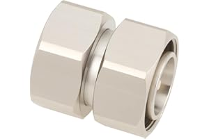 Micro Traders RF Signal Coaxial Conversion Adapter 4.3-10 Mini DIN Male to Male Fit for Antennas Cables Wireless LAN Devices