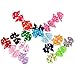 Imanom 18Pcs Baby Girl Hair Bows, Polka Dots Ribbon Design Hair Clips For Teens Baby Girls Babies Toddlers
