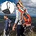 Solar Power Bank, F.DORLA Camping Solar Phone Charger 10000mAh Dual USB External Travelling Battery Pack with LED Lights Solar Panel Charging for Cellphone