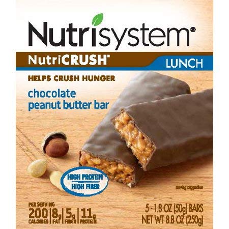 NutrisystemChocolate Peanutbutter Bar, (1 Box of 5 Bars)