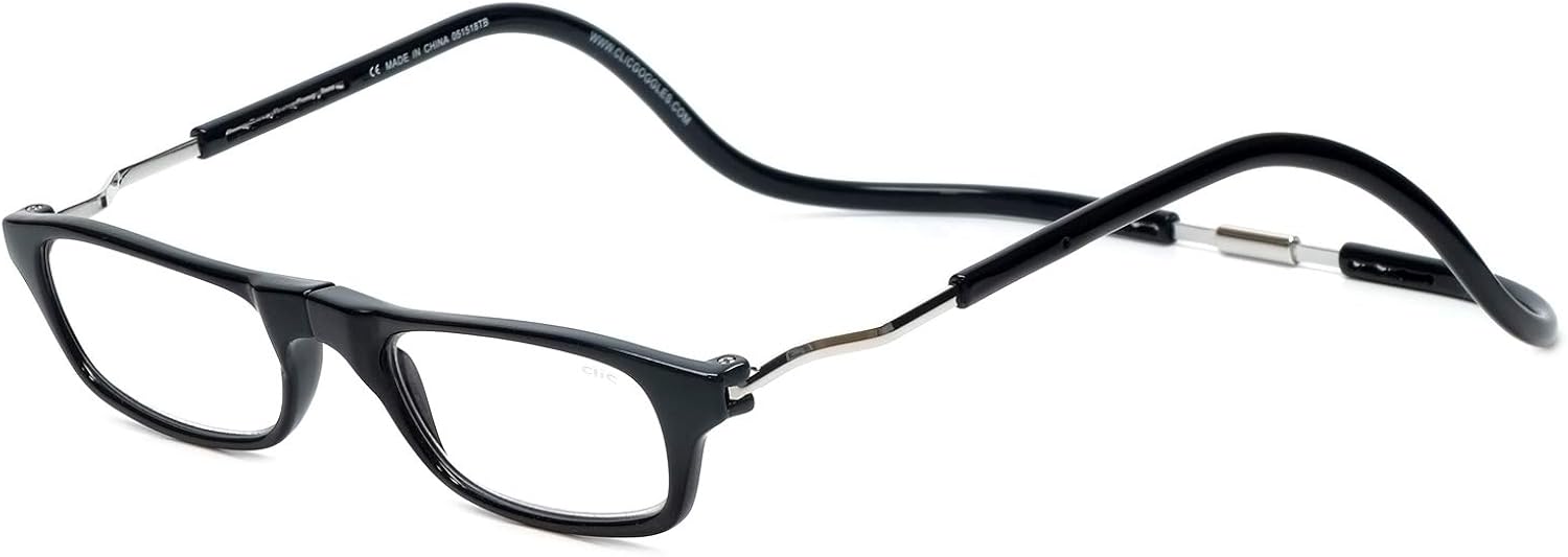 glasses with magnetic front closure