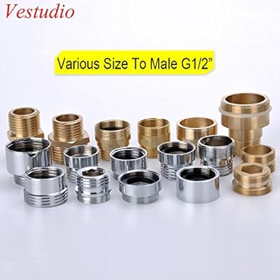 1pc Chrome Brass Faucet Aerator Adapter For Male Female G1 2 Pipe