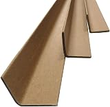 Globe Packaging 50 x 1M Cardboard Edge Protectors 35mm L Profile Pallet Guard view 2