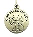 God Bless My Dog - Saint Francis Charm, Tag - with Prayer Card.