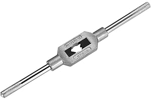 uxcell Adjustable Tap Wrench Handle, for M1-M12 (Mertic) / 1/16" - 1/2"(UNC/UNF) Taps, Thread Tap Holder Reamer Hand Tapping 