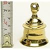 AzKrafts-Lot-4-Polished-Solid-Brass-Vintage-Style-Bells-22Ht-Decor-Decorative