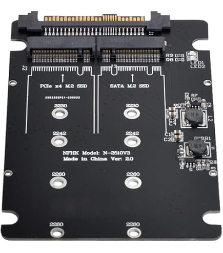 Amazon.com: QNAP QDA-UMP4 M.2 PCIe 4.0 NVMe SSD to U.2 PCIe NVMe