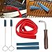 Timiy 6Pcs Professional Piano Tuning Fixing Tool Kit Hammer Lever and Mute Kit