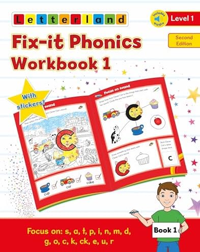 【大幅値下げ】こども英語教材「Fix-it Phonics 1」セット Fix-it Phonics - Level 1 - Student Pack (2nd Edition): Holt, Lisa
