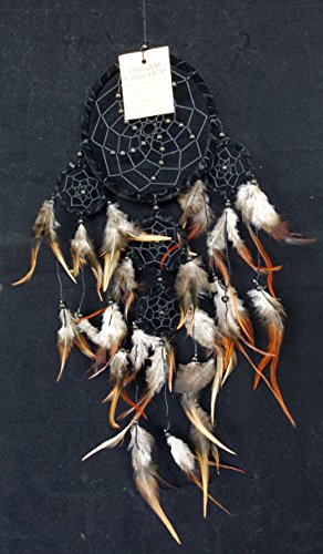 Exoticdream dream catcher leather ball beads 5 circles 4.5" …