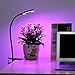 LED Grow Light, Timack 10W Desk Plant Grow Lamp Clip Blue/Red Adjustable 6 Levels Dimmable with 360° Flexible Gooseneck for Office, Home, Indoor Plants Hydroponic Garden Greenhouse Organic