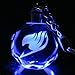 Alicenter(TM) New Fairy Tail Anime Crystal LED Light Charm Key Chain Key Ring Cosplay 1PC