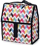 PackIt Freezable Lunch Bag with Zip Closure, Ziggy