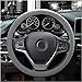 JYPC Silicone Anti-slip Car Steering Wheel Cover Novel Geometrical Pattern Universal 15 inch (Grey)