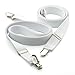Clara Clark® Adjustable Under Mattress Bed/Fitted Sheet Fastener, Long Strap Clip Bands, 2 Pieces (31”- 63”)