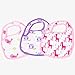 3 Baby Bibs & Burp Cloths For Boys & Girls. Cute, Multi Layers Muslin Cotton Bib For Feeding, Burping, & Drooling. Large Snap Bib for Baby Shower Gifts.