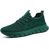 MGBDSZ Womens Running Shoes Lightweight Walking No Slip Sneakers Tennis Gym Breathable Sports Athletic Workout Casual Fashion Fitness Comfortable Shoes Dark_Green Size US 7.5