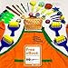 Cre8tivePick kids art craft fun painting drawing tools for kids, waterproof apron with sleeves ebook with painting ideas, painting set, kids art, sponge brushes, art kit