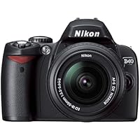 Nikon デジタル一眼レフカメラ D40 レンズキット ブラック D40BLK
