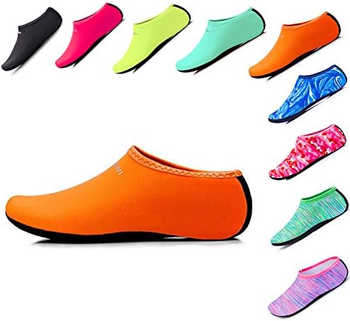 WAWEN Women's Men's Kid's Water Sports Shoes Aqua Socks Lightweight Quick-Dry Barefoot Beach Pool Surfing Yoga