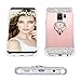 Caka Galaxy S9 Plus Case, Galaxy S9 Plus Glitter Case Mirror Series Luxury Cute Shiny Bling Mirror Makeup Case for Girls with Ring Kickstand Diamond TPU Case for Samsung Galaxy S9 Plus (Rose Gold)