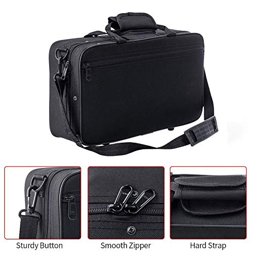 Water-resistant Foam Cotton Padded Clarinet Case, Clarinet Gig Bag