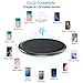 CHOETECH Wireless Charger, Qi Certified Zinc-Alloy & PU Ultra-Slim 7.5W Wireless Charging Pad Compatible iPhone XS/XS Max/XR/X/8/8 Plus,10W Compatible Galaxy Note 10/S10/S10+/S10E, 5W All Qi-Enabled