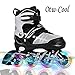 Otw-Cool Adjustable Inline Skates for Kids and Adults, Inline Skates with All Wheels Light up, Safe and Durable Inline Roller Skates for Girls and Boys, Men and Ladies