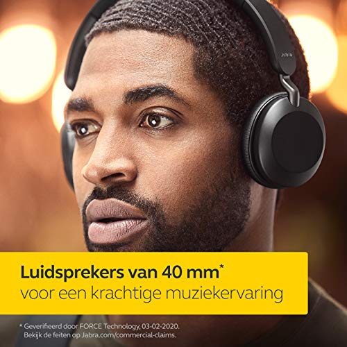 Jabra Elite 45h Draadloze Bluetooth Koptelefoon – Compact en Vouwbaar, Gaat 50 Uur Mee – Beltechnologie met 2 Microfoons… - Afbeelding 3