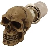 Universal Cigarette Lighter Socket Plug Bone Z Skull Red Eyes Knob 12V DC Car