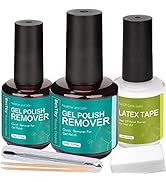 BesTby Gel Polish Remover for Nails- No Need for Foil Soaking or Wrapping, Gel Nail Polish Remove...
