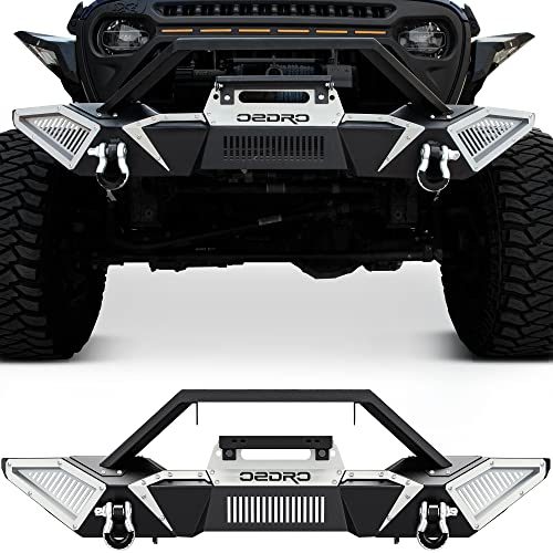 OEDRO Front Bumper Compatible with 20182024 Jeep Wrangler JL