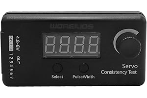 WOAEIUOS RC Digital Servo Tester ESC Consistency Tester for RC Helicopter Airplane Car