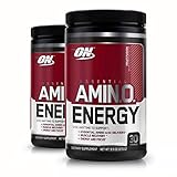 Optimum Nutrition Essential Amino Energy, Pack of Two 30 Servings (Fruit Fusion 2 x 30 servings)