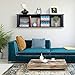Topeakmart Wall Mount Buffet Floating Media Storage Cabinet Hanging Desk Hutch Furniture Black
