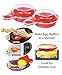 As Seen On TV Set Of 2 Easy Eggwich - Innovative Microwave Egg Cooker - Perfect Eggs For Muffins, Biscuits, Bagels And More