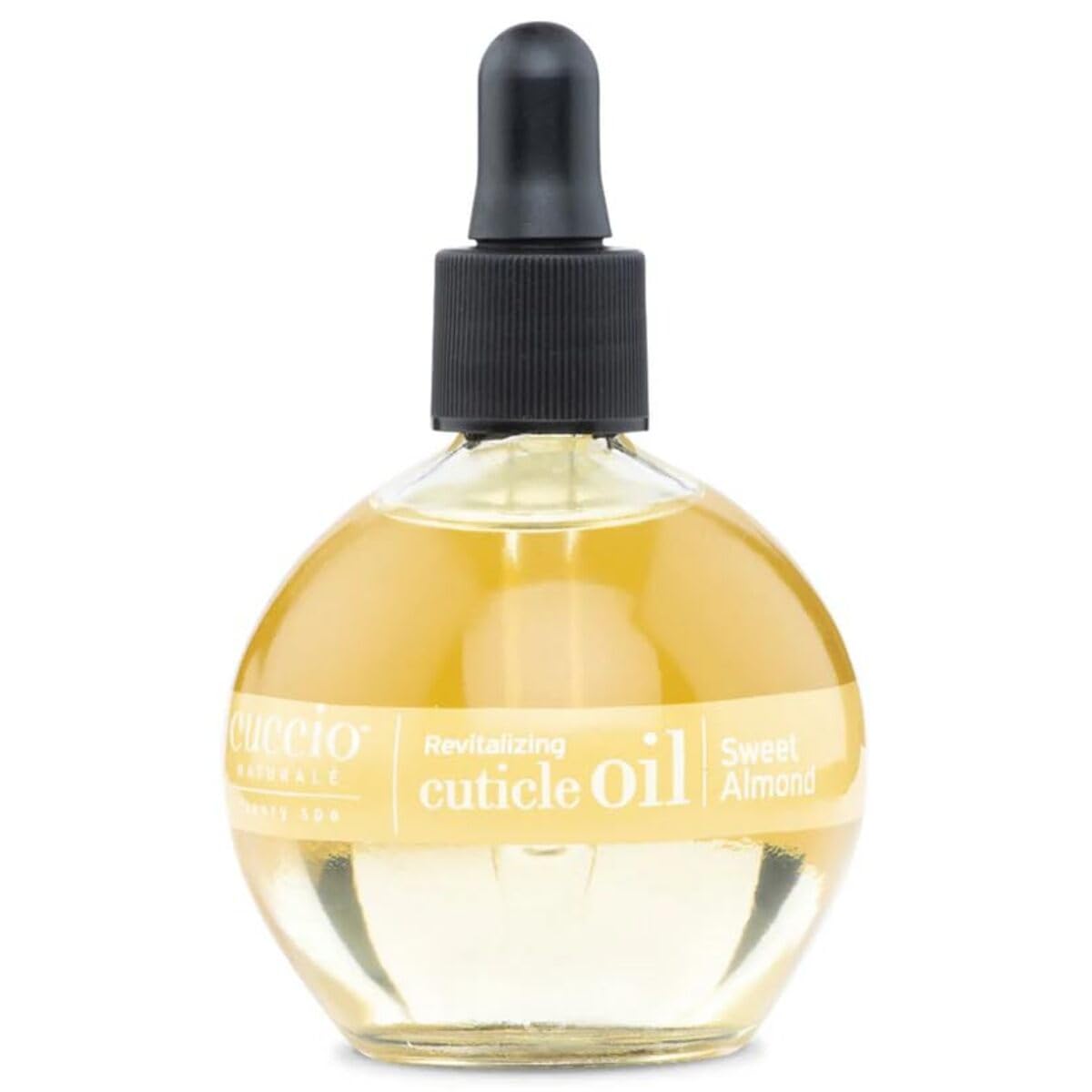 Cuccio Naturale Sweet Almond Cuticle Oil, 68ml, Hydrating Cuticle Oil for Nails, Nail Repair & Growth, Sweet Almond & Jojoba Nail Treatment Oil