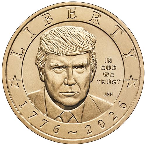 2026 P BU 250th Anniversary Semiquincentennial President Trump One Dollar Coin US Mint Uncirculated