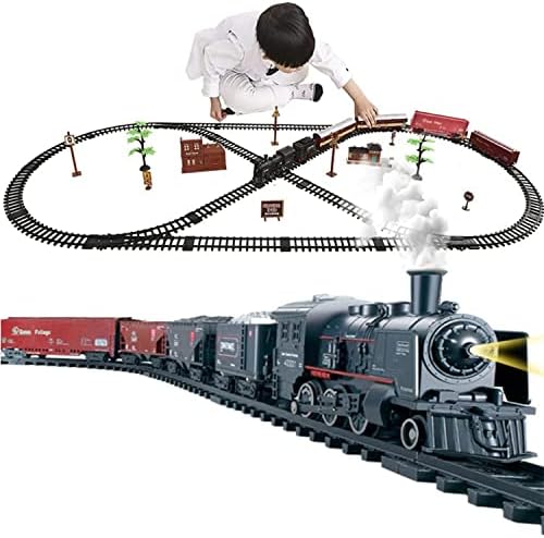 Beauenty Electric Train Set for Kids, Battery-Powered Train Toys