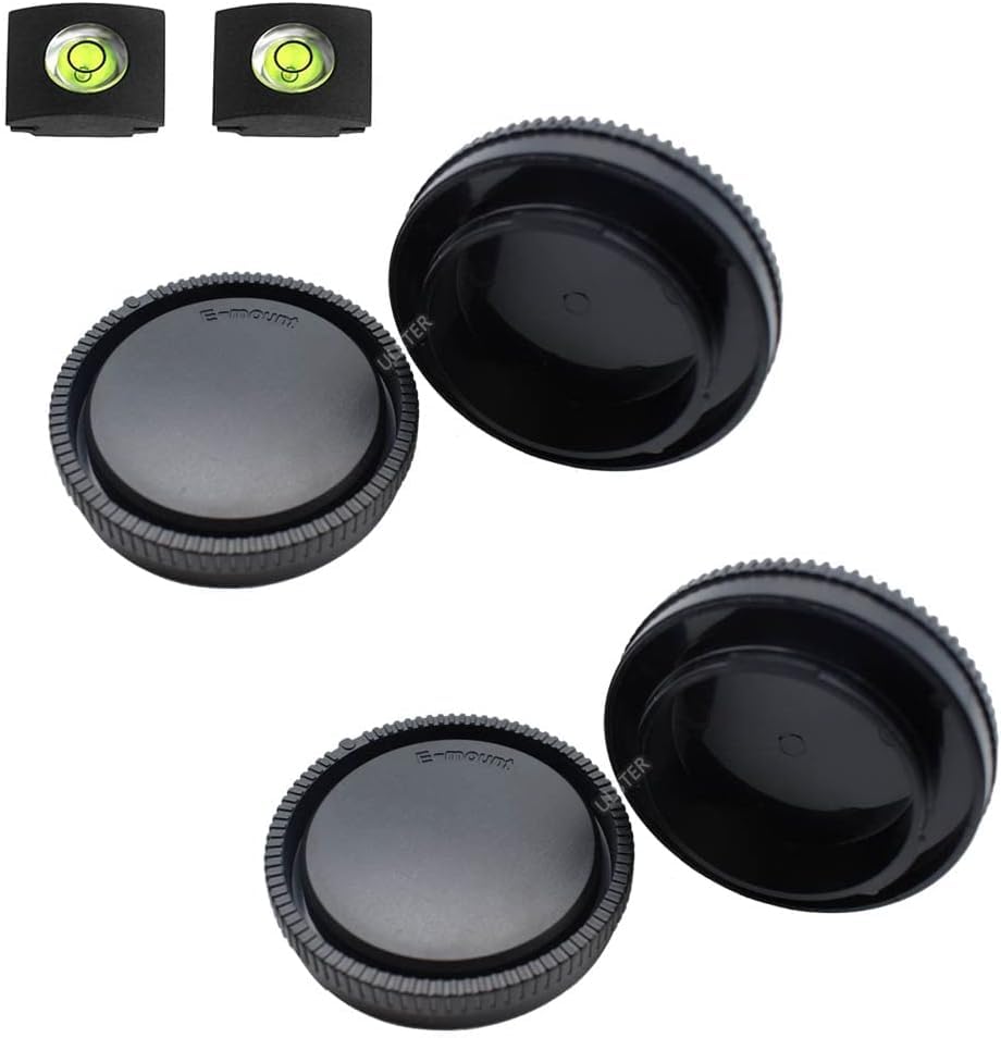 Body Cap + Rear Lens Cap Cover for Sony Alpha E Mount A7 V A7 IV A7 III A7 II A7/A7C II A7CR A7C/A7S III A7S II A7S / A9 III A9 II A7RV A7RIV A7RIII A7IV A7III Camera & Lens